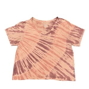American Eagle Sz Medium Soft & Sexy Tie Dye Distressed Short Sleeve Shirt